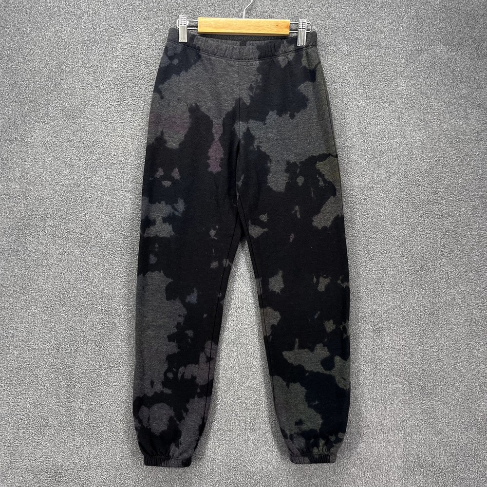 FireHouse Jogger pants Fleece Kids Large Gray Black Tie dye‎ elastic waist